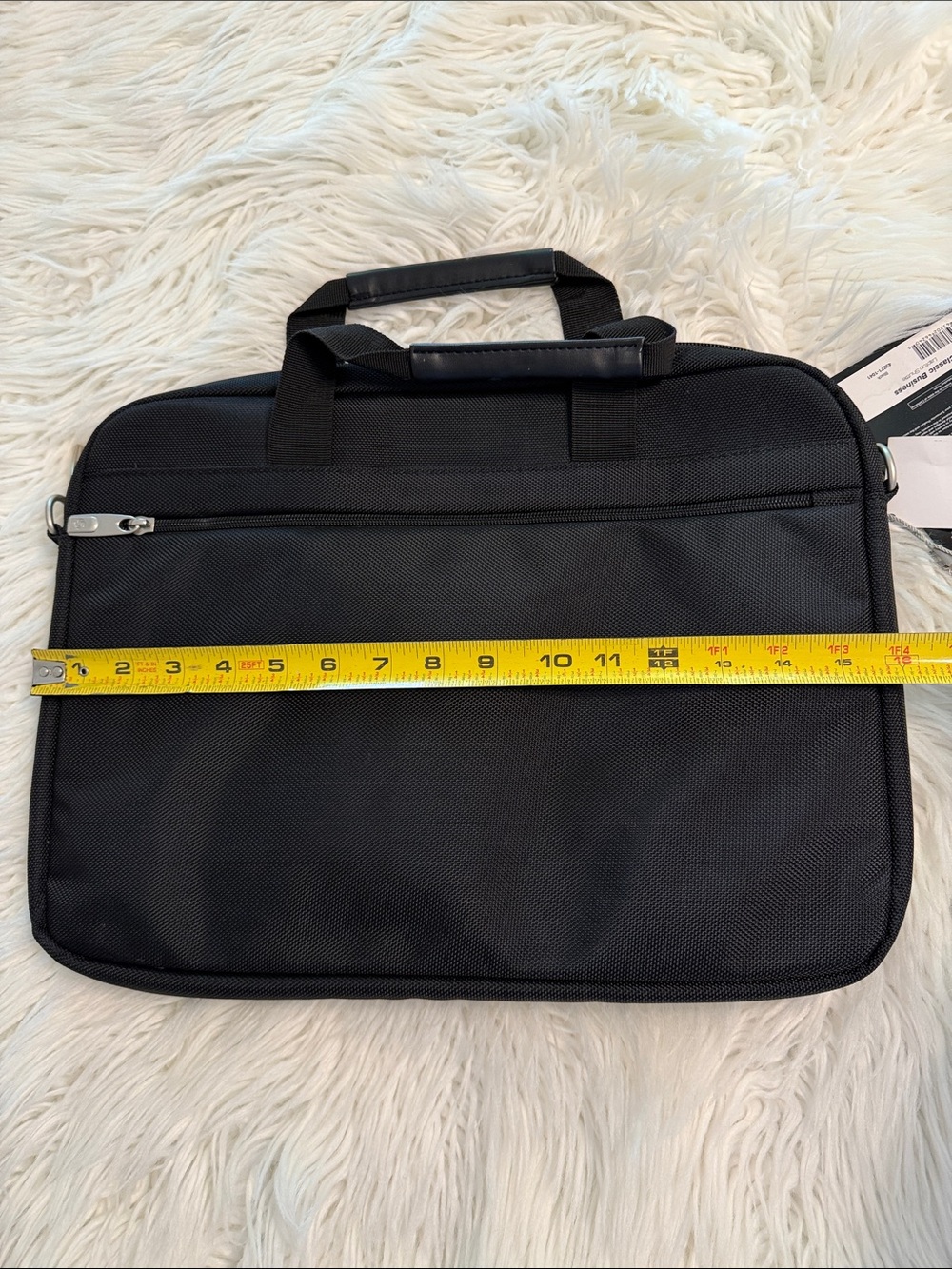 Samsonite Black Laptop Briefcase with Front Pocket wide 16” length 12” brand new - Picture 5 of 8